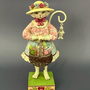 Adorable Jim Shore 7” Kitty so Pretty” Kitty Cat Figure #4020610